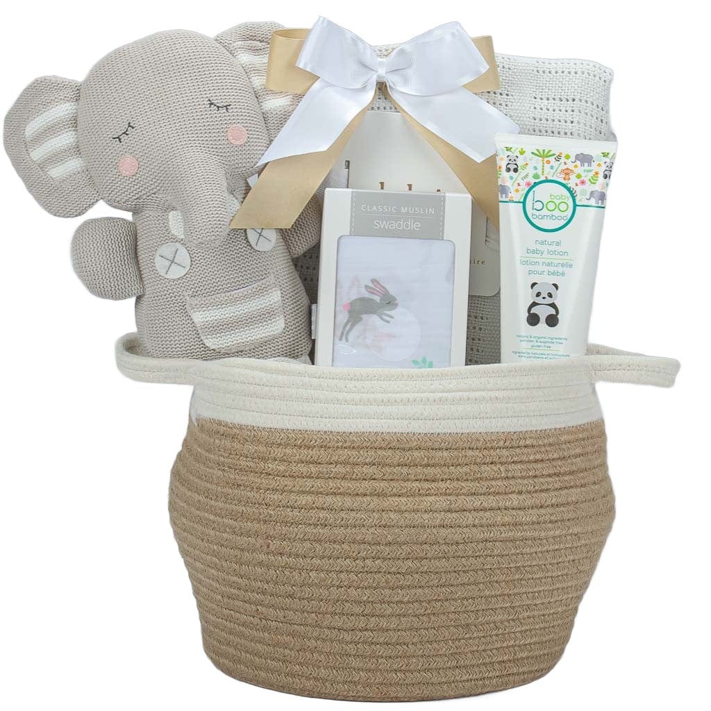 Baby Elephant Plush Gift And Blanket