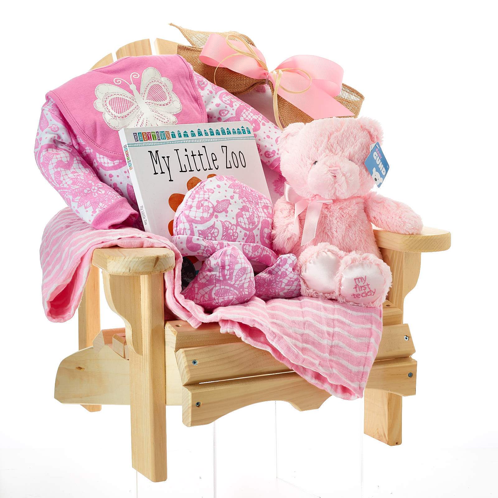 Baby Girl Muskoka Chair With Plush