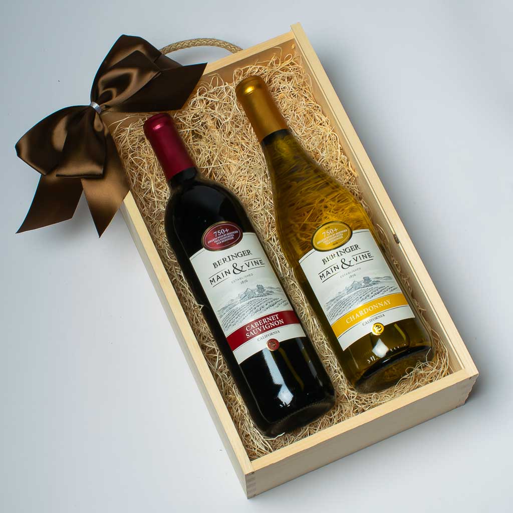 Cabernet And Chardonnay Wine Gift