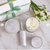 Lavender Pillow Spray, Aloe Cream, Exfoliating Scrub and Lavender Candle