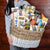 Luxury Gift Basket With Cheese Crackers And Cookies