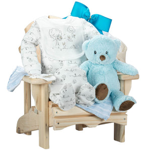 Baby Boy Muskoka Wooden Chair 