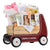 Pink Baby Girl Knit Blanket, Red Radio Flyer Wagon With Sophie the Girafe Teether, Baby book, Lotion, Candle, And Organic Pink Onesie For Baby Girl