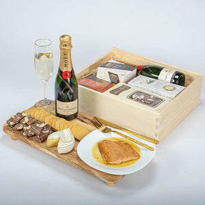 Moet Chandon And Brie Cheese
