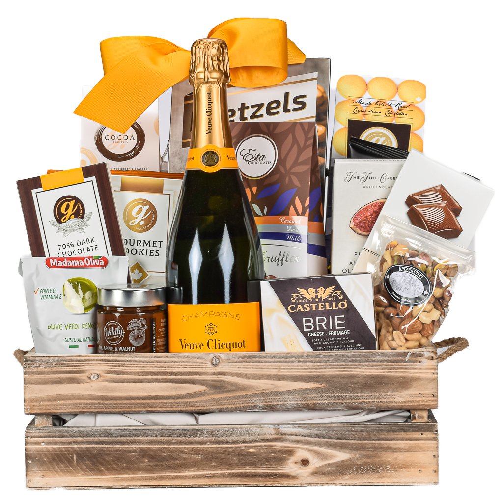 Veuve Cliquot With Crate Gift
