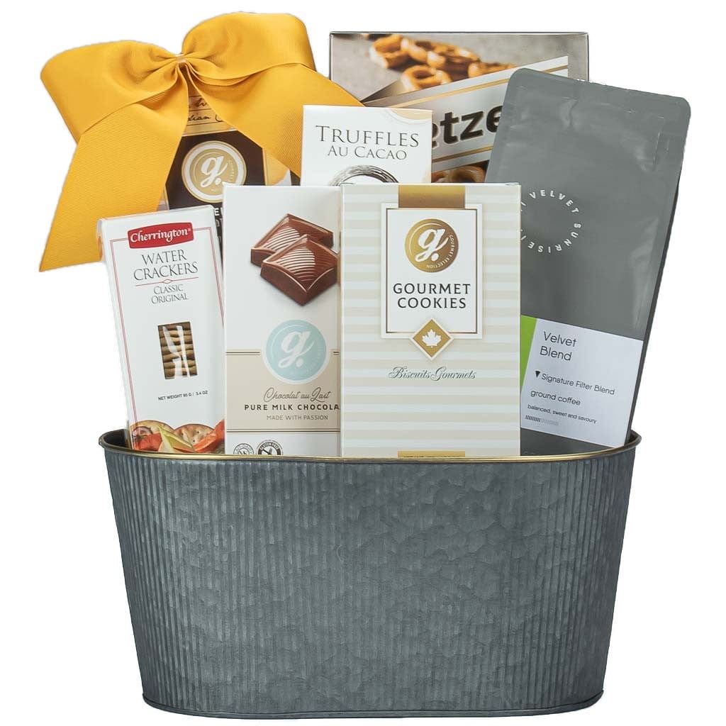 Gift Basket With Velvet Sunrise Coffee