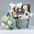 Flower and Gift Basket Combo