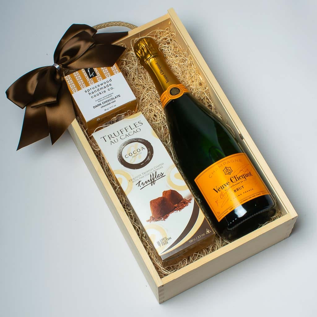 French Champagne Veuve Gift