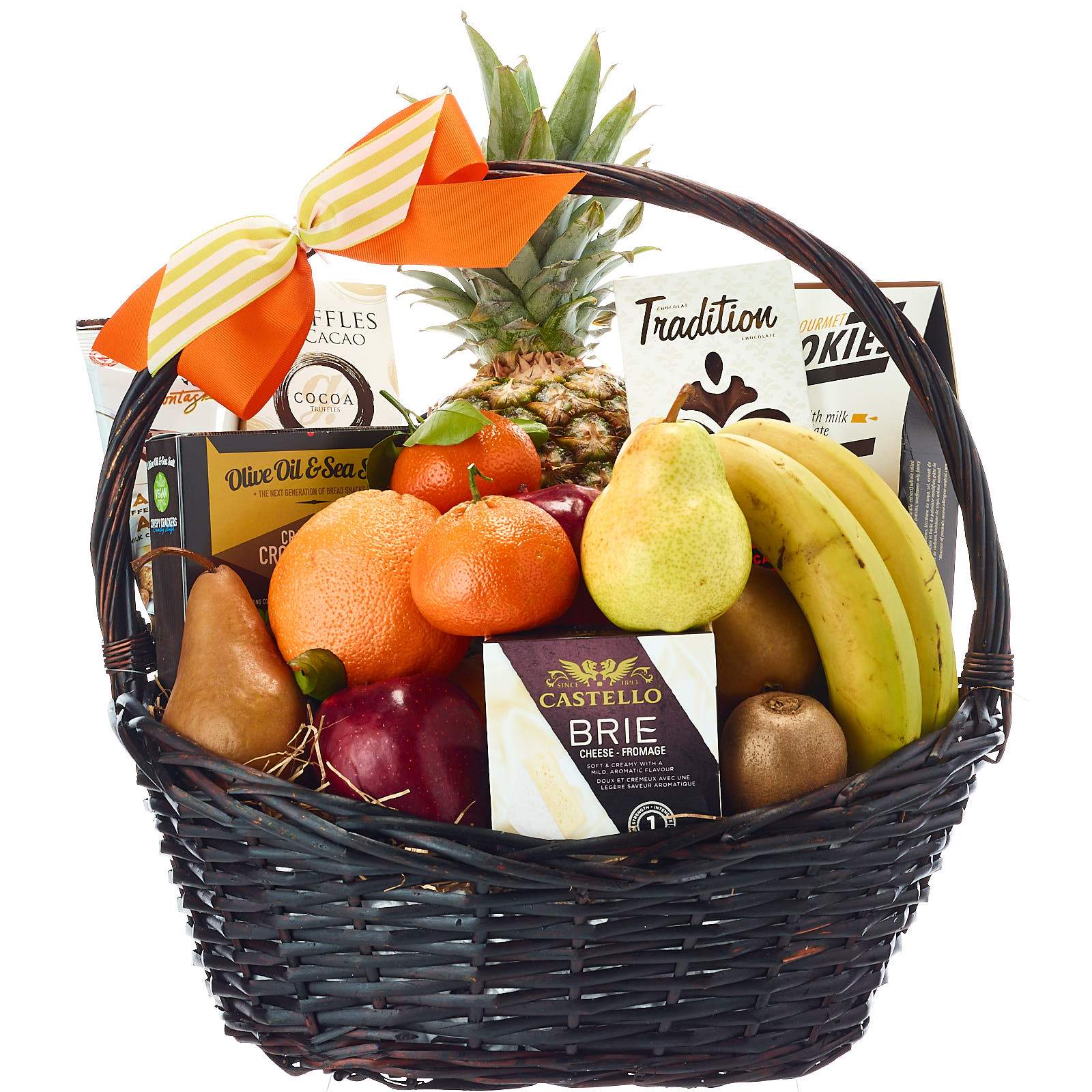 Sympathy Fruit Gift Basket