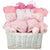 Twin Girls Baby Basket