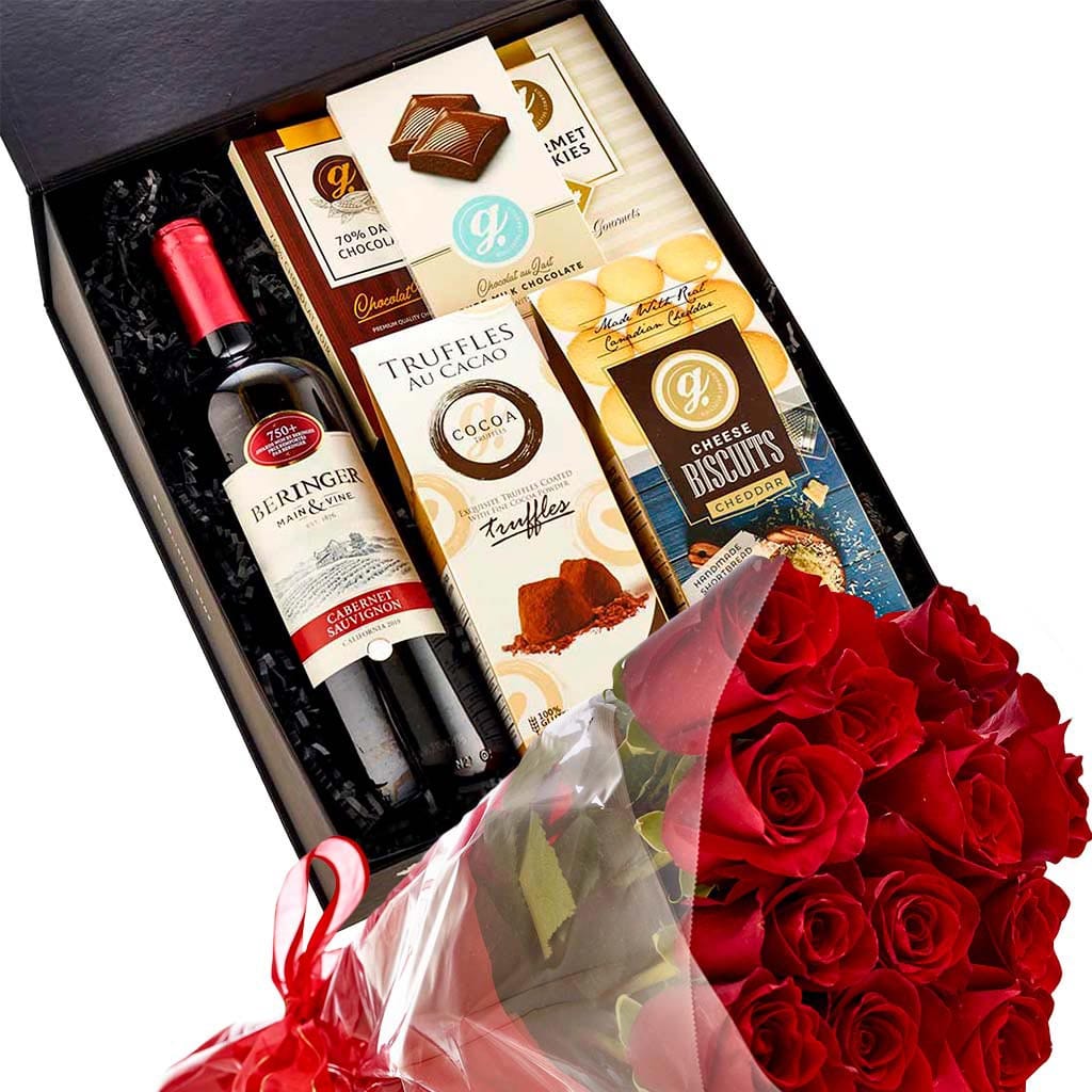 Wine And Roses Gift Box