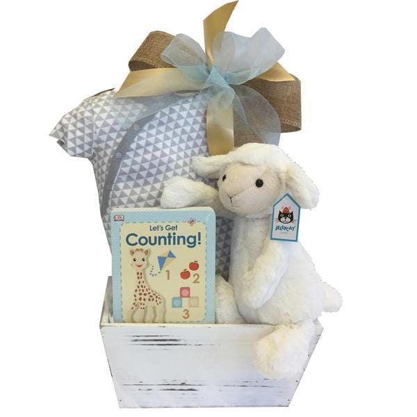 Adorable Baby boy Jellycat Lamb Gift Box