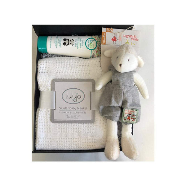 Baby Blanket Organic Gift Box Newborn Baby Gift Set SIMONTEA