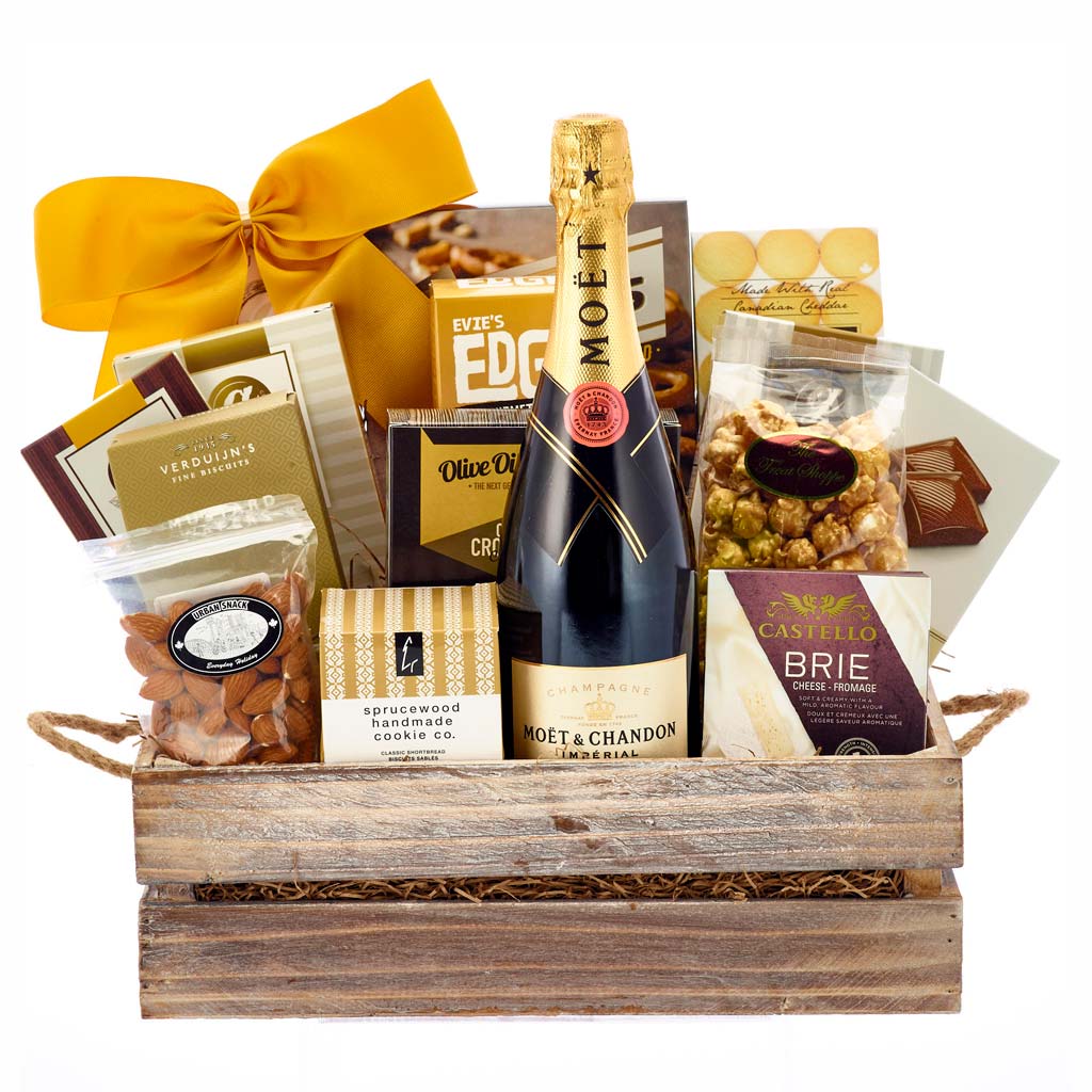 Champagne Wooden Crate