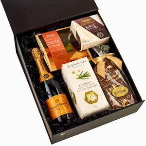 Mini Veuve and Artisan Treats Gift Box