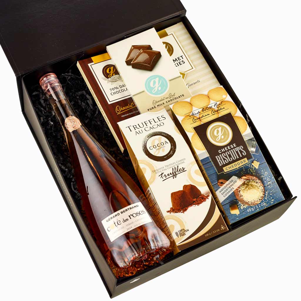 Cote Des Roses with French Truffes Gift