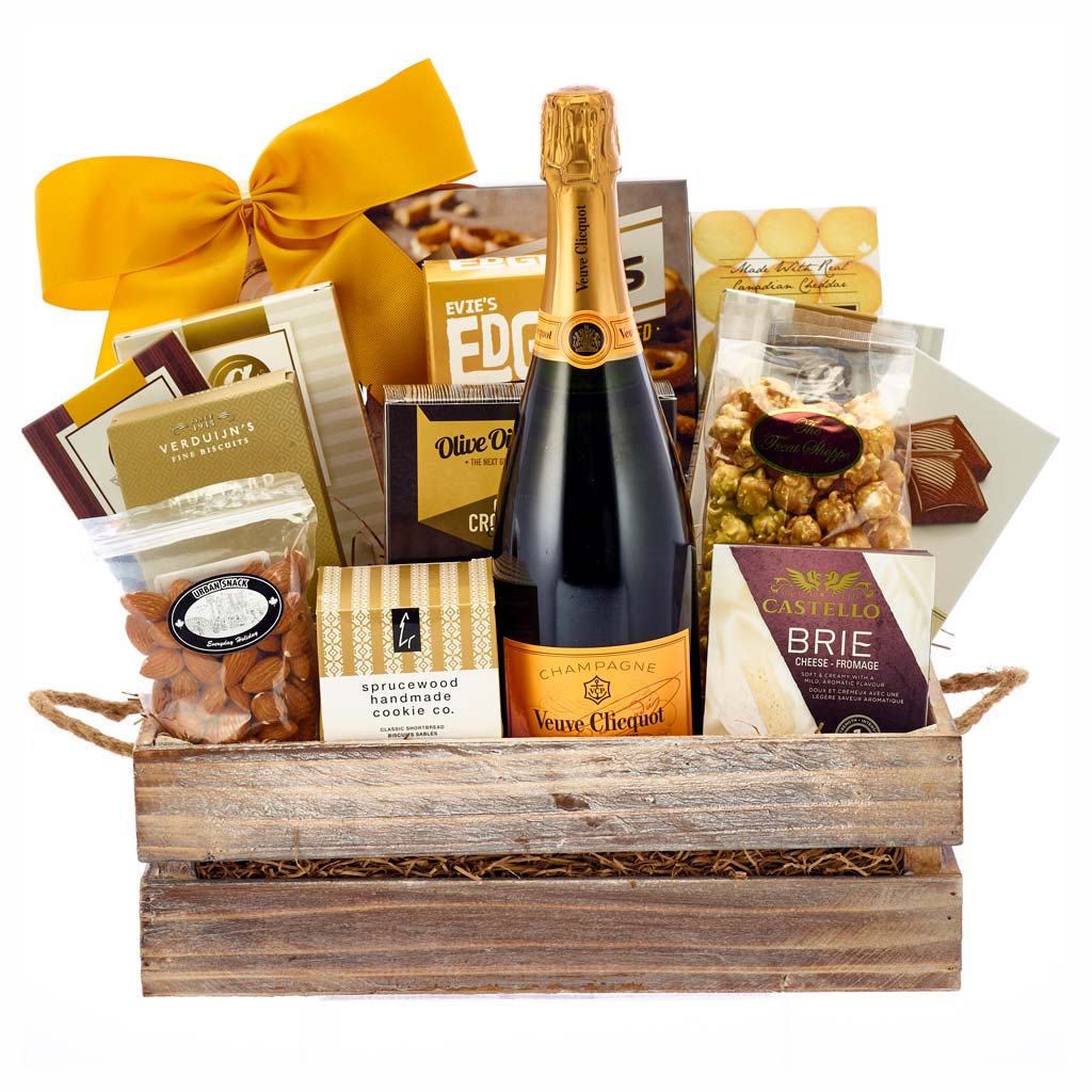 Veuve Cliquot With Crate Gift